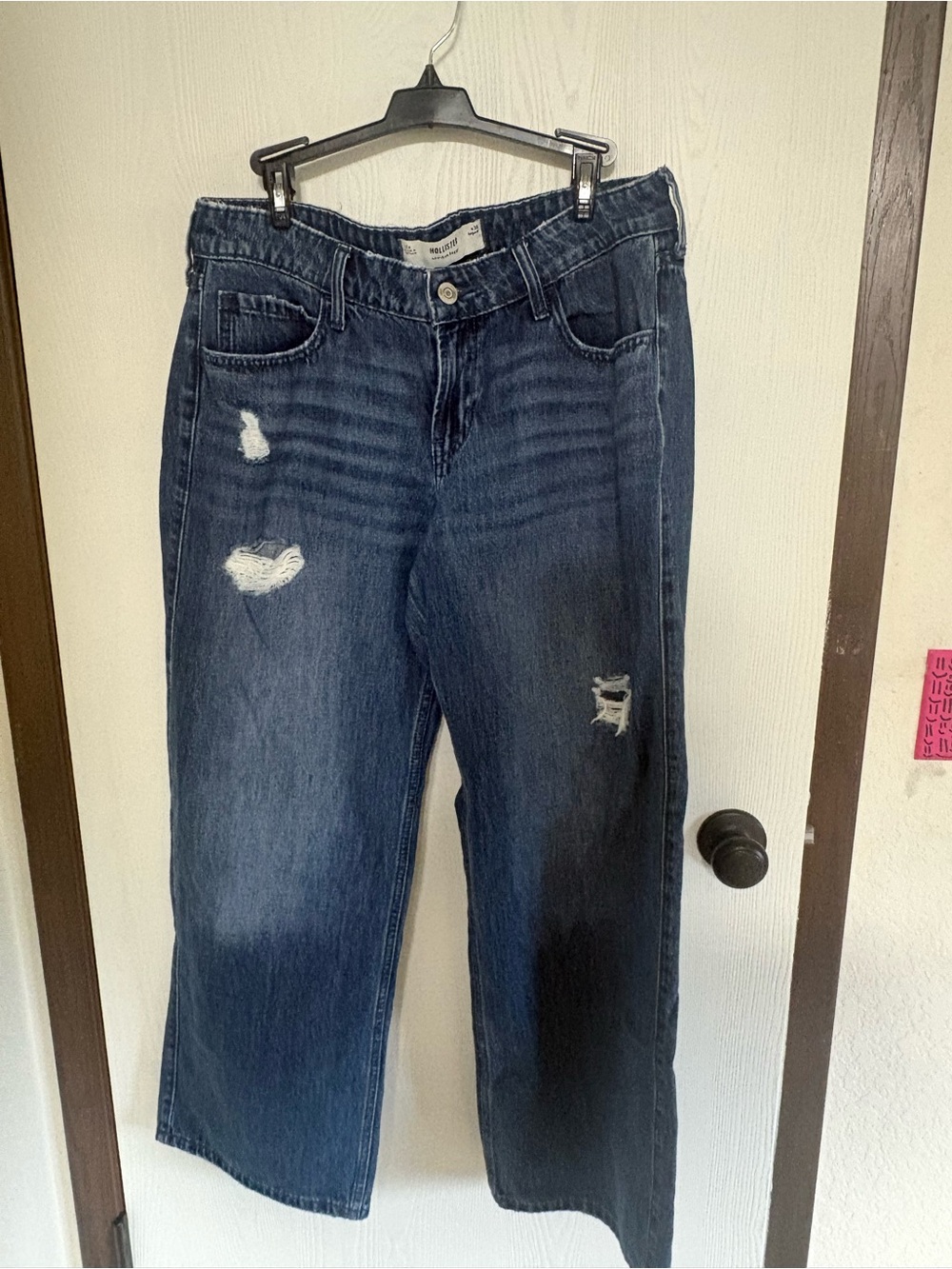 Hollister Low-Rise Baggy Distressed Jeans W30 Size 10